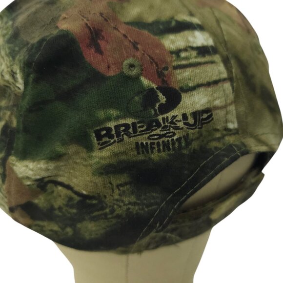 Realtree Break Up Infinity Camo Strapback Cap Trucker Baseball Hunting Hat - Picture 7 of 13